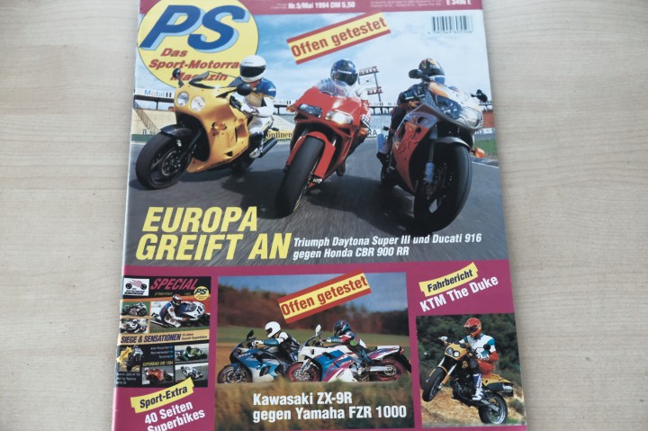 Deckblatt PS Sport Motorrad (05/1994)